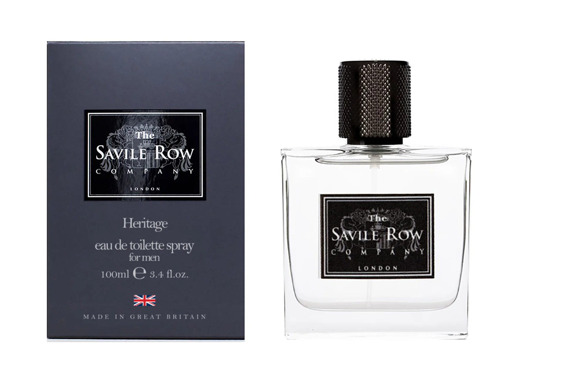 Savile Row Heritage eau de toilette spray for men, 100ml, with its carton